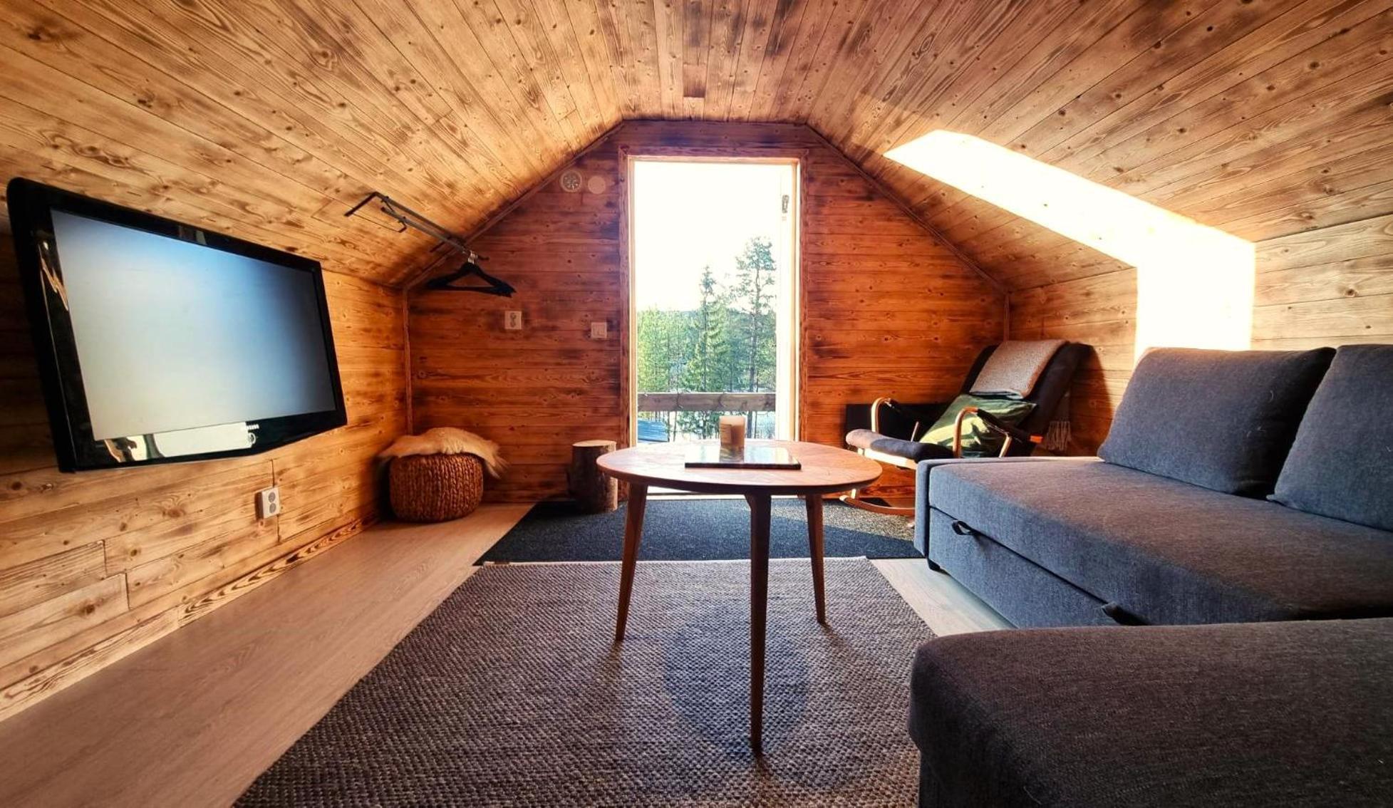 Cozy Cabin Styled Loft Kiruna Bagian luar foto